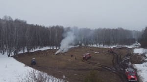 प्राकृतिक आग से लड़ने में व्यावहारिक कौशल Tyumen क्षेत्र में अभ्यास के दौरान काम किया