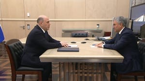 Новости Премьер встретился с Володиным в преддверии отчета правительства
