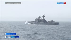Вести. Хабаровск - Корветы, построенные на Амурском судостроительном, участвуют в учениях в Охотском море