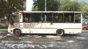 Вести. Белгород - В Белгороде сгорел пассажирский автобус