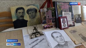 Вести. Алания Дети из Белгорода, которые в эти находятся в Северной Осетии, почтили память фронтовика Федора Дзгоева