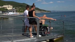 Вести. Кубань На Кубани оборудуют пляжи для людей с ОВЗ