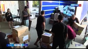 Вести-Курск Мэр Курска Игорь Куцак встретил гуманитарный груз из города-побратима