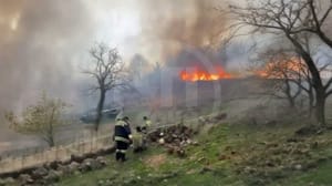 In Sochi, residents of several villages report fires