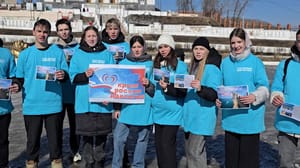 Russia 24. Chita Petrovsk-Trans-Baikal district joined the action "From Crimea and Sevastopol with love"