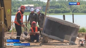 В Шимске в рамках федерального проекта "Чистая вода" начата реконструкция системы водозабора