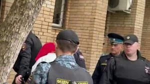 Новости Приехавшая в суд Блиновская спряталась от камер за капюшоном