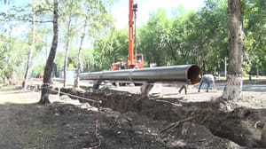 Вести Ульяновск Магистральный коллектор в Железнодорожном районе смонтирован на 35%