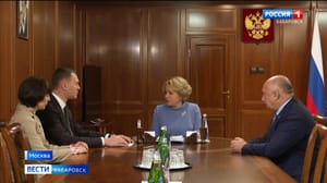 Вести. Хабаровск - "Край проделал большой путь развития": Валентина Матвиенко провела "Час субъекта" в Совете Федерации