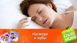 О самом главном При частом насморке нужно проверить состояние зубов