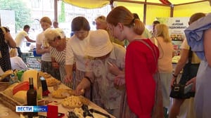 Вести-Курск Предприятие «Сырная долина» представило свою продукцию на Курской Коренской ярмарке
