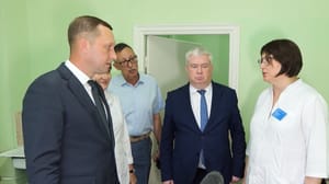 Вести. Саратов Роман Бусаргин посетил Ртищевскую районную больницу