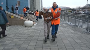 Вести. Белгород - На железнодорожном вокзале Белгорода прошли учения по гражданской обороне