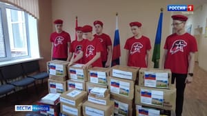 ВестиТамбов - Ученики 21-го лицея передали гуманитарную помощь бойцам в зоне СВО