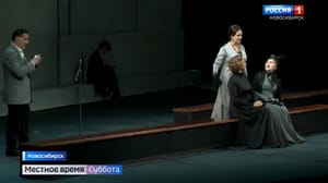 Вести. Новосибирск В Новосибирск приехал театр имени Вахтангова с новым спектаклем "Война и мир"