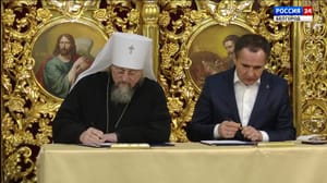 Вести. Белгород - Губернатор Вячеслав Гладков и митрополит Иоанн подписали соглашение о сотрудничестве