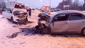 ЧП - Камера запечатлела момент смертельной аварии в Нижегородской области