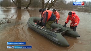Вести. Великий Новгород Паводок в Старорусском районе