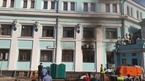 Новости Очевидцы сняли пожар на Белорусском вокзале