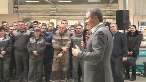 Вести. Белгород Вячеслав Гладков встретился с трудовым коллективом ЖБК-1