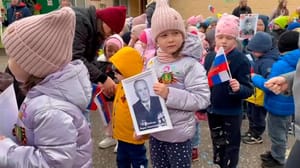 Вести. Мордовия Самые маленькие жители Саранска присоединились к памятной акции