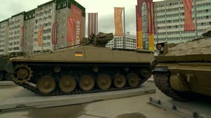 Новости В Верхней Пышме проходит выставка трофейной военной техники