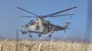 Новости Экипаж Ми-35М разгромил бронетехнику ВСУ в курском приграничье