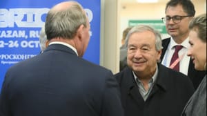Новости Генсек ООН Антониу Гутерриш прибыл в Казань на саммит БРИКС