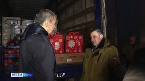 Вести-Курск Новогодние подарки для детей из курского приграничья передал губернатор Белгородской области