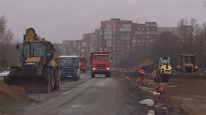 Вести. Санкт-Петербург В Кронштадте активно расширяют улично-дорожную сеть