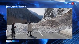Вести. Алания На южной стороне Транскама сошла лавина