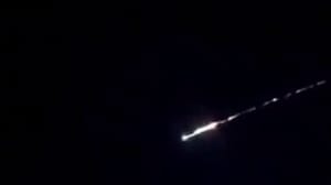 Новости Очевидцы сняли кадры уничтожения ракеты над Ростовской областью