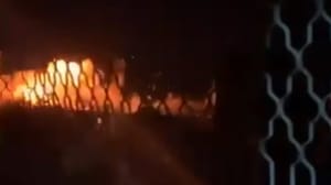 Новости Момент удара по больнице в секторе Газа сняли очевидцы