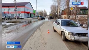 ВестиТамбов Автофургон и легковушка не поделили дорогу на Рассказовском шоссе