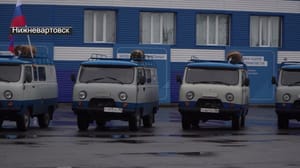 Вести. Регион-Тюмень Тюменские энергетики отправили в зону СВО оборудованные машины