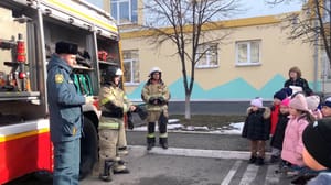 Утро. Вести. Алания Огнеборцы провели экскурсию для воспитанников детского сада