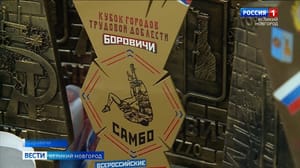 All-Russian competitions in sambo "Cup of cities of labor valor" were held in Borovichi